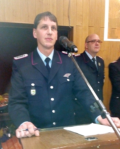 Ortsbrandmeister Sven Srenhagen JHV2017